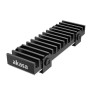 Akasa Gecko Pro Unità allo stato solido Dissipatore di calore/Radiatore Nero 1 pz (A-M2HS02-BK)