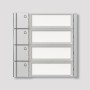 Siedle Ruftaste TM 700-4-0 SM silber-metallic (210011975-00)