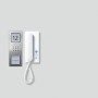 Siedle SET CA 812-1 E/W Acciaio inox, Bianco (210008738-00)
