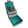 Bohrer-Satz D-46202, 18-teilig (blau)