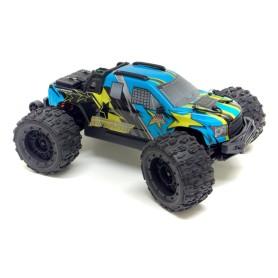 Absima Mini AMT Fluo Blau Brushless 1 16 RC Modellauto Elektro Monstertruck Allradantrieb (16031)