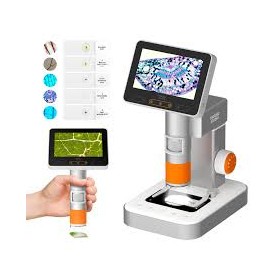 MatataStudio Digital Mikroskop MX2-AS 2-in-1 100-1600x für Kinder Orange (0201500128)