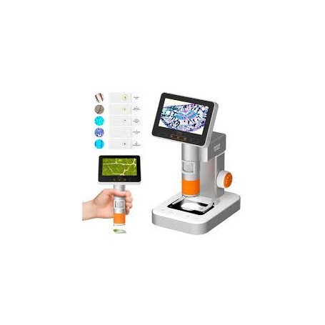 MatataStudio Digital Mikroskop MX2-AS 2-in-1 100-1600x für Kinder Orange (0201500128)