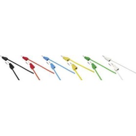 VOLTCRAFT MSB-300 Messleitungs-Set [Lamellenstecker 4 mm - Lamellenstecker 4 mm] 2.00 m (MSB-300-2)