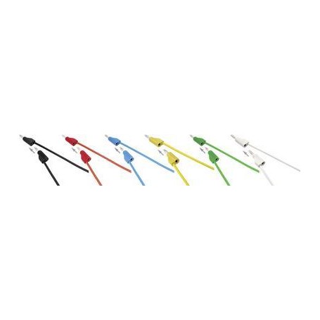 VOLTCRAFT MSB-300 Messleitungs-Set [Lamellenstecker 4 mm - Lamellenstecker 4 mm] 2.00 m (MSB-300-2)