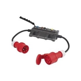 VOLTCRAFT Messadapter [ CEE-Stecker - CEE-Kupplung] DLA-3L 32 (DLA-3L 32)