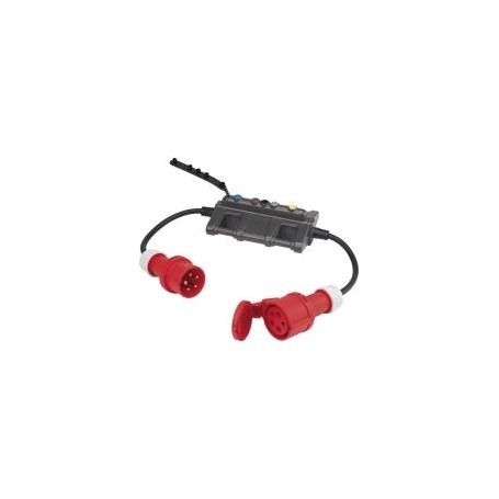 VOLTCRAFT Messadapter [ CEE-Stecker - CEE-Kupplung] DLA-3L 32 (DLA-3L 32)