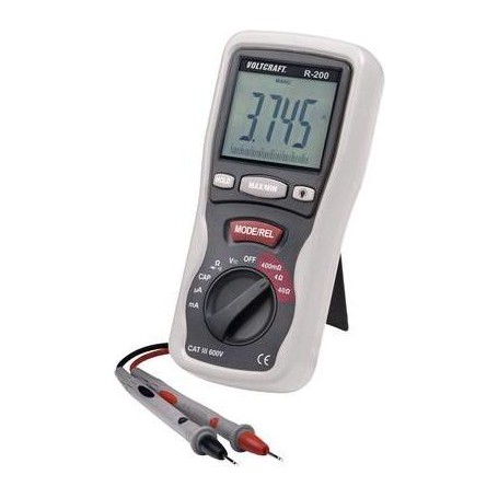 Voltcraft Komponententester digital R-200 CAT III 600 V Anzeige (Counts): 4000 (R-200)
