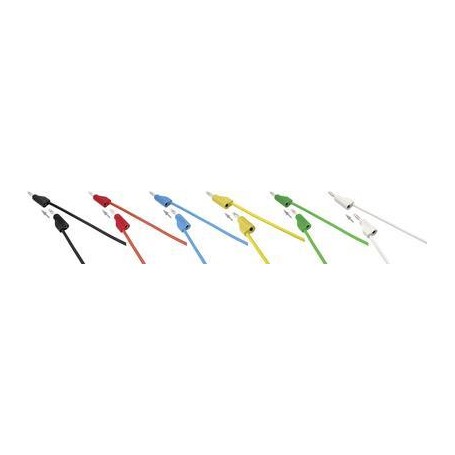 VOLTCRAFT MSB-300 Messleitungs-Set [Lamellenstecker 4 mm - Lamellenstecker 4 mm] 1.00 m (MSB-300-1)