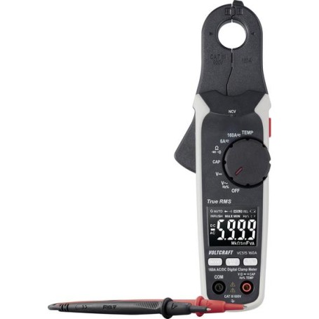 Voltcraft VC515 160A Stromzange Auflösung 1 mA CAT III 600 V Anzeige Counts 6000 (VC-16044225)