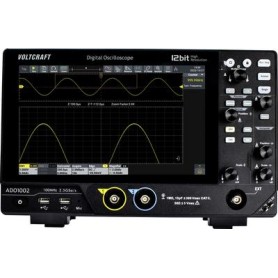 Voltcraft ADO-1002 Digital-Oszilloskop 100 MHz 2,5 GSa/s 250 Mpts 12 Bit DSO (VC-17257150)