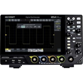 Voltcraft ADO-3504 Digital-Oszilloskop 350 MHz 2,5 GSa/s 250 Mpts 12 Bit 4-Kanal DSO (VC-17257155)
