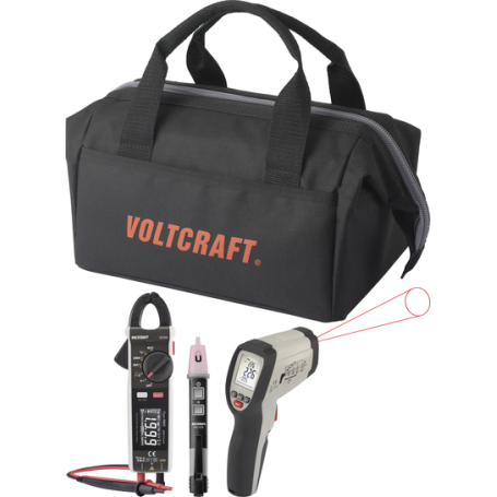 Voltcraft Messgeräteset Klimatechnik VC-8013705 + VC-14465985 Infrarot-Pyrometer & Zangenmultimeter (VC-8013705+VC-14465985-Set)