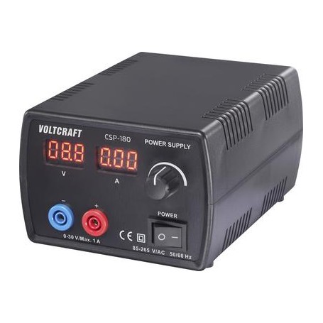 VOLTCRAFT CSP-180 Labornetzgerät, einstellbar Gleichspannung 0 - 30 V/DC 1 A (max.) 30 W Anzahl Ausgänge 1 x (VC-17193975)