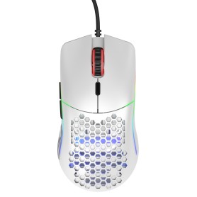 Glorious PC Gaming Race Model O- mouse Mano destra USB tipo A Ottico 3200 DPI (GOM-WHITE)