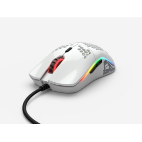 Glorious PC Gaming Race Model O mouse Mano destra USB tipo A Ottico 12000 DPI (GO-GWHITE)