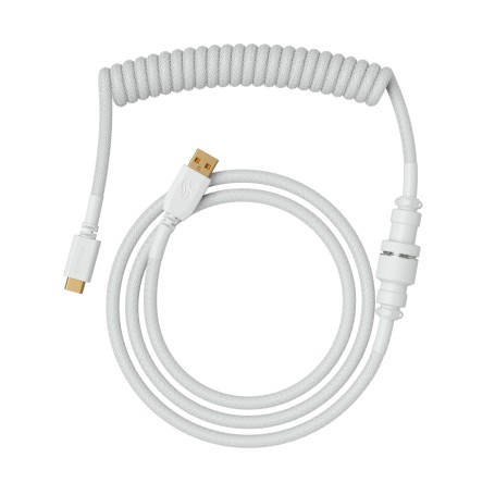 Glorious Gaming GLO-KB-ACC-CBL-COIL-GWHT cavo per tastiera/mouse Bianco 1,4 m