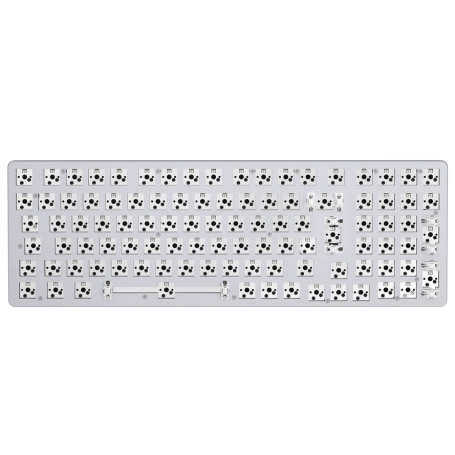 Glorious Gaming GMMK 2 tastiera USB Inglese US Bianco (GLO-GMMK2-96-RGB-ISO-W)