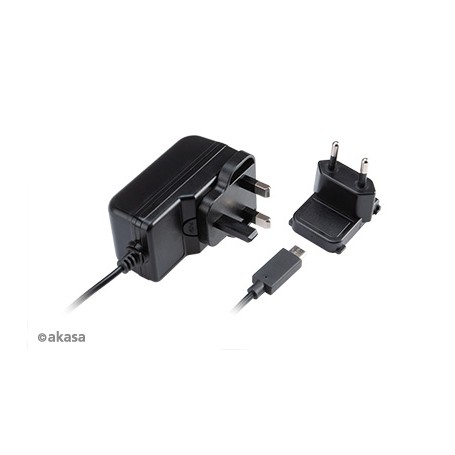 Akasa AK-PK15-02CM Caricabatterie per dispositivi mobili Altro Nero AC Ricarica rapida Interno