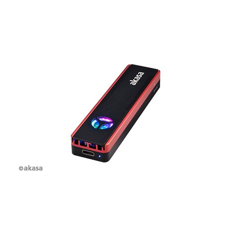 Akasa AK-ENU3M2-06 contenitore di unità di archiviazione Box esterno SSD Nero M.2
