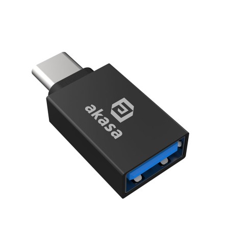 Akasa AK-CBUB62-KT02 adattatore per inversione del genere dei cavi USB Type-C USB Type-A Nero