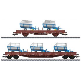 Märklin DB Freight Car Set Era VI Modello di vagone merci ferroviario Kit di montaggio HO (1:87) (46407)