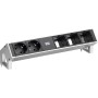 BACHMANN DESK2 2xCEE7/3 3xABD INOX lackiert (902.4860)