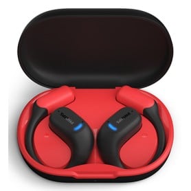 Philips Serie 6000 TAA6709BK/00 cuffia e auricolare True Wireless Stereo (TWS) A clip Sport Bluetooth Nero, Rosso