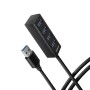 Axagon HUE-M1AL hub di interfaccia USB 3.2 Gen 1 (3.1 Gen 1) Type-A 5000 Mbit/s Nero