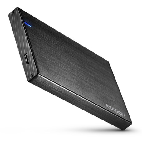 Axagon EE25-XA6C contenitore di unità di archiviazione Box esterno HDD/SSD Nero 2.5"