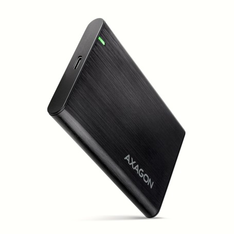 Axagon EE25-A6C contenitore di unità di archiviazione Box esterno HDD/SSD Nero 2.5"