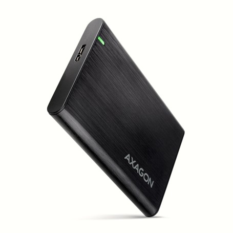 Axagon EE25-A6M contenitore di unità di archiviazione Box esterno HDD/SSD Nero 2.5"