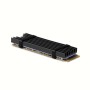 Axagon CLR-M2L6 sistema di raffreddamento per computer M.2 NVMe SSD, Unità allo stato solido Dissipatore di calore/Radiatore Ne