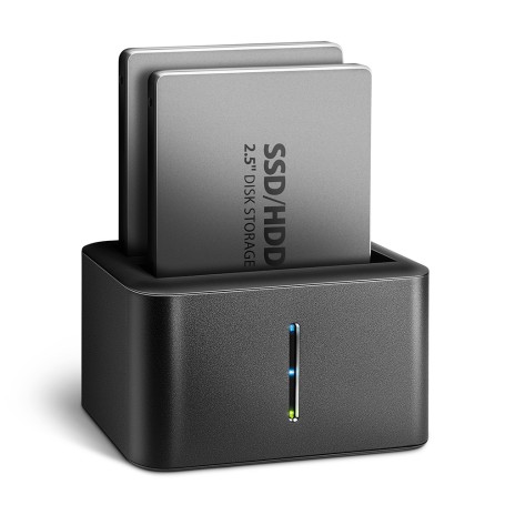 Axagon ADSA-D25 docking station per unità di archiviazione USB 3.2 Gen 1 (3.1 Gen 1) Type micro-B Nero