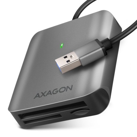 Axagon CRE-S3 External card reader USB-A 3.2 Gen 1 3-slot & lun SD/microSD/CF lettore di schede USB 3.2 Gen 1 (3.1 Gen 1) Type-A