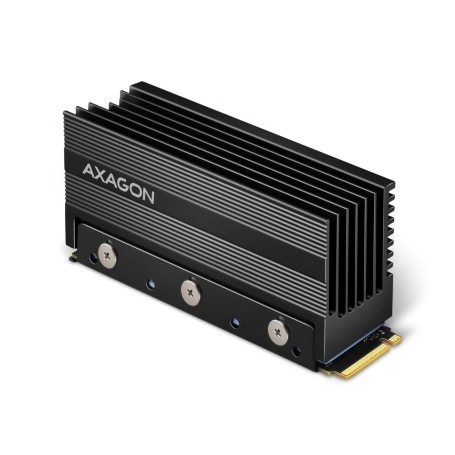 Axagon CLR-M2XL sistema di raffreddamento per computer M.2 NVMe SSD, Unità allo stato solido Dissipatore di calore/Radiatore Ne