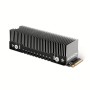 Axagon CLR-M2XT M.2 SSD Passivkühler Aluminium - 2280 M.2 NVMe SSD, Unità allo stato solido Dissipatore di calore/Radiatore Ne
