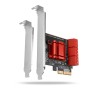 Axagon PCES-SA6 scheda di interfaccia e adattatore Interno SATA