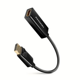 Axagon RVD-HI14N cavo e adattatore video 0,18 m DisplayPort HDMI Nero