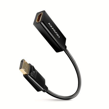 Axagon RVD-HI14N cavo e adattatore video 0,18 m DisplayPort HDMI Nero