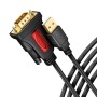 Axagon ADS-1PSN USB-A 2.0 - serial RS-232 DB9-M Prolific adapter cable 1.5m - Adapter - Digital/Daten cavo seriale Nero 1,5 m US