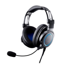 Audio-Technica ATH-G1 cuffia e auricolare Padiglione auricolare Connettore 3.5 mm Nero, Blu (ATH-G1)