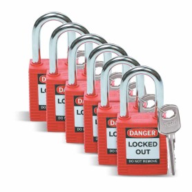 Brady 51339 lucchetto Lucchetto convenzionale 6 pz (051339)