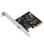 Silverstone ECU06 scheda di interfaccia e adattatore Interno USB 3.2 Gen 2 (3.1 Gen 2) (SST-ECU06)