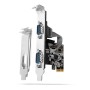 Axagon PCEA-S2N scheda di interfaccia e adattatore Interno RS-232