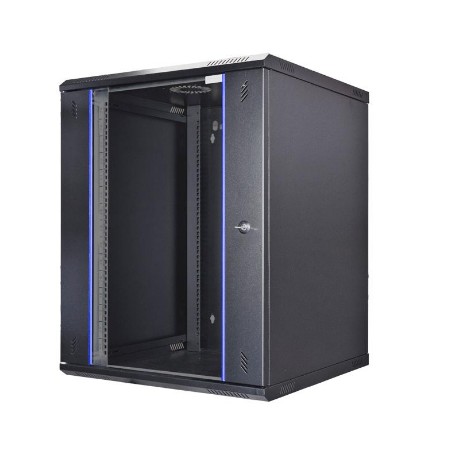 Wirewin WCAB PS2 600X450X6U B FP rack 6U Da parete Nero (WCAB PS2 600X450X6U B FP)
