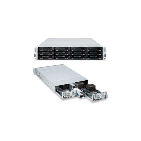 Supermicro CSE-827HD-R1400B computer case Supporto Nero 1400 W (CSE-827HD-R1400B)