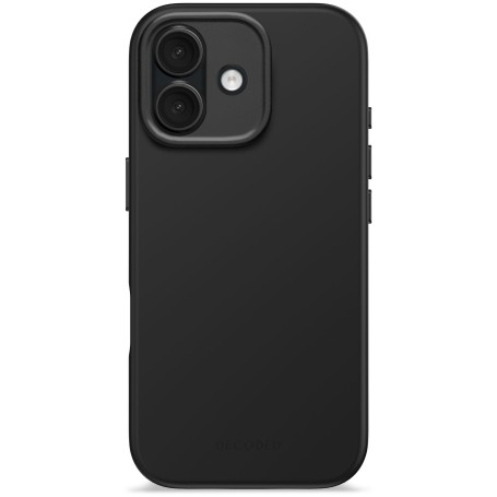 Decoded AntiMicrobial Silicone Backcover iPhone 17 Phantom Black (D25IPO17BCS9PK)