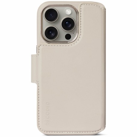 Decoded D24IPO15PMDW5CY custodia per cellulare 17 cm (6.7") Custodia a borsellino Beige