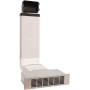 Respekta KMCH7800ISET Piano cottura a induzione Calima con cappa aspirante integrata, larghezza 83 cm, 544,7 m³/h